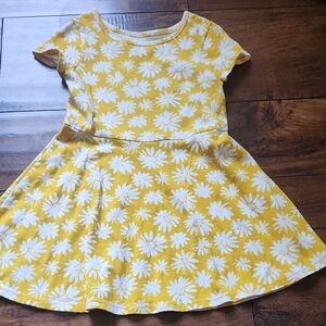 3/$15! Cat & Jack Yellow Daisy Print Dress 4t
